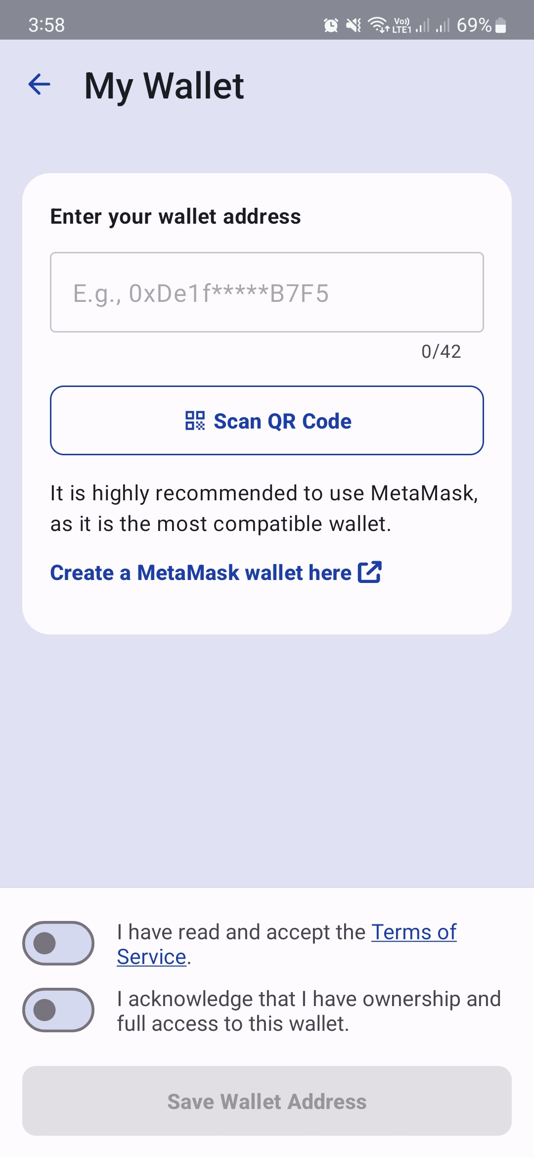 new-wallet-address-empty